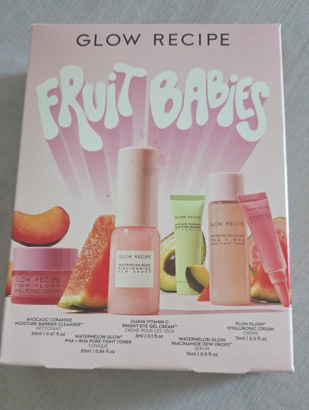 Glow Recipe Fruit Babies Set - 5 Piece Skincare Minis
